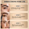 2PCS Upgraded Magic 4-Tip Eyebrow Pencil 3D Waterproof Microblading Eyebrow Pencil Contouring Pen, 4-Tipped Precise Brow Pen,Long-Lasting Natural Fine Stroke Eyebrow Pencil(Dark Brown)