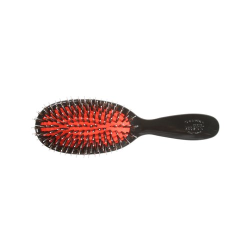Bass Brushes Med Oval Wild Boar Nylon Brush, 1 EA
