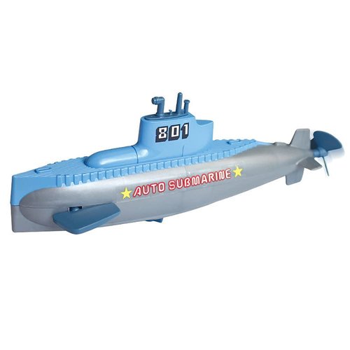 NEXTAKE Windup Submarine Bath Toy Clockwork Pigboat Floating Toy SUB Tub Toy Swimming Bathtub Toy Water Toy Fish Tank Toy Submarine Model Toy for Boys and Girls
