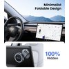 VICSEED Tesla Phone Mount【Strongest Magnet Power】MagSafe Car Mount for Tesla Model 3 Model Y, Foldable Hidden Tesla Phone Holder Fit for All Phone, Tesla Model Y Accessories Tesla Model 3 Accessories