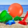 Yinder 24 Pieces Inflatable Beach Ball 6 Inches Mini Beach Balls for New Year Party DIY Ball for Swimming Pool Birthday Party Supplies(Orange)