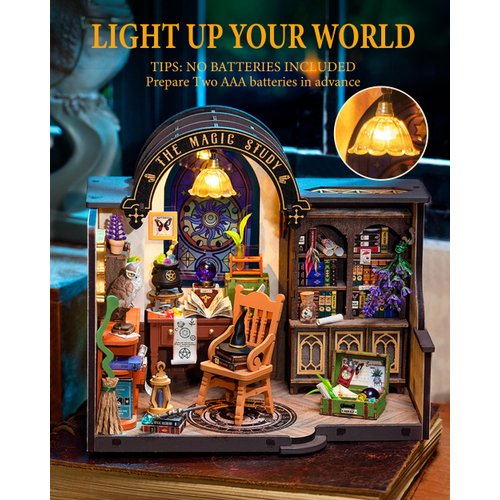 Rolife DIY Miniature House Kit, Mini Wooden Dollhouse Kit for Adults to Build, Tiny House Mayberry Street Miniatures Diorama Building Kits-Birthday Christmas Halloween Craft Hobbies Gift for Teens Kid