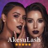 AkesuLash 3D Magnetic Eyelashes With Eyeliner Kit - Magnetic Lashes Natural Looking - 10 Pairs Reusable Magnetic Eyelash Kit with Applicator - Easy to Apply