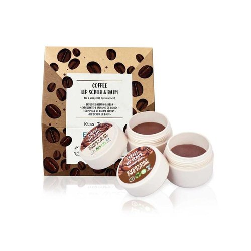Everyday For Future Coffee Lip Scrub & Lip Balm Kit | Moisturizing Lip Scrub and Lip Balm Lip Kit | Vegan & Cruelty Free Lip Scrub and Lip Balm Lip Kit | 100% Natural Lip Scrub and Lip Balm Lip Kit
