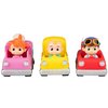 CoComelon 3" Car Vehicle 3-Pack Toy Vehicle Set - Officially Licensed - JJ, Tomtom & YoYo Character Figures - Christmas Stocking Stuffer Gift for Preschoolers, Toddlers, Kids, Boys, Girls - 2+