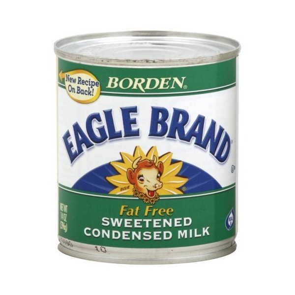 Borden, Eagle Brand, Condensed Milk, Fat Free, 14oz Can (Pack of 4) by Borden [Foods]