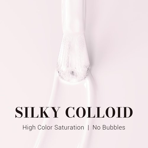 MelodySusie White Gel Nail Polish,15ML Milky Pink White Color Nails Soak Off UV LED White Gel Polish Gift for Women Nail Art Manicure Salon DIY Nail Design Decoration at Home-572