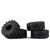 DJCRAWLER Super Soft Sticky 1.0 Wheel Tires Mud Tires 60 * 25mm for 1/18 1/24 RC Crawler Axial SCX24 FMS FCX24 Enduro24 Bronco Defender K10 RC Car Upgrade Wheel Parts