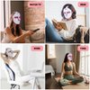 7-in-1 Color LED Face Mask Light Therapy, Blue and Red Light Therapy Mask for Face, at-Home Photon Skin Care Beauty Mask with Eye Pads