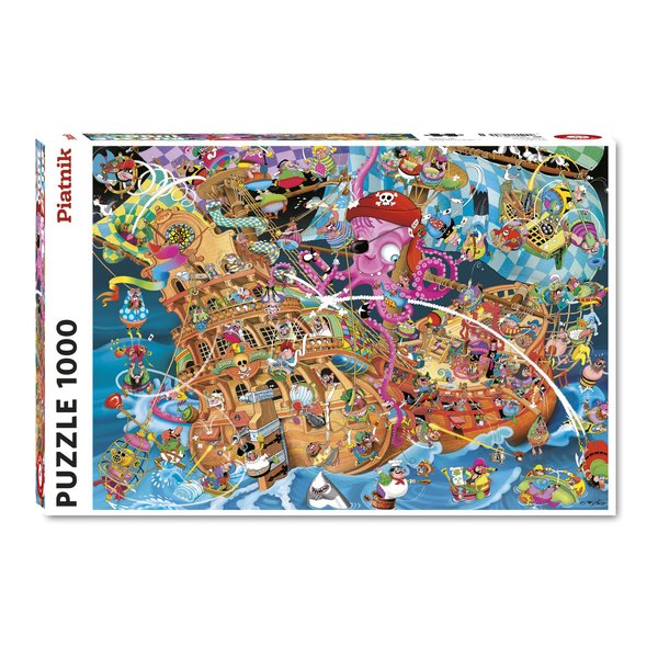 Piatnik 5568 1000-Piece Puzzle The Pink Pirate