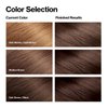 Permanent Hair Color by Revlon, Permanent Hair Dye, Colorsilk with 100% Gray Coverage, Ammonia-Free, Keratin and Amino Acids, 33 Dark Soft Brown, 4.4 Oz (Pack of 1)