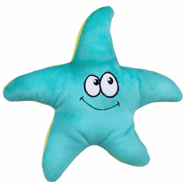 SmartPetLove Tender-Tuffs Easy Grab - Small Squeaky Soft Plush Starfish Dog Toy - Great for Puppies and Adult Dogs