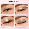 Oulac Liquid Glitter Eyeshadow Liquid Eyeshadow Green Eyeshadow Liquid Eyeliner Sparkle Glitter Eye Make up| Glitter Finish Smooth Shimmer Eyeshadow| Vegan& Cruelty-Free, 5.4g (19)