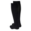 Truform Compression Socks, 15-20 mmHg, Men's Dress Socks, Knee High Over Calf Length, Black, Medium