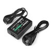 TNP PSP Charger AC Adapter Power Supply Home Wall Travel Charging Cord Cable Accessories Kit for Sony Playstation Portable PSP 1000 Slim 2000 3000 Series (Black) [Sony PSP]