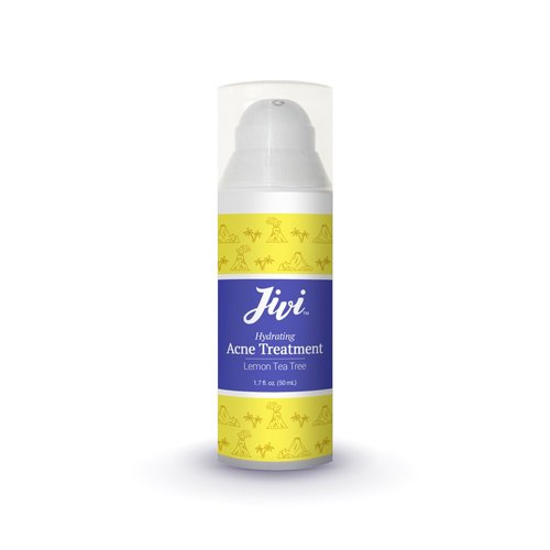 Jivi Hydrating Acne Treatment (Lemon Tea Tree) | Spot Treatment that Eliminates Breakouts and Scarring | 100% Natural with Organic Ingredients | Made for All Skin Types | 1.7 fl. oz.