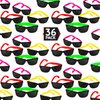 36 Pack 80's Style Neon Party Sunglasses - Fun Gift, Party Favors, Party Toys, Goody Bag Favors