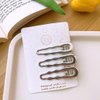 ZHOUMEIWENSP 15Pcs Metal Alligator Hair Clips for Women Girls Cute Star Snap Non Slip Metal Duck Bill Hair Pins for Thick Thin Hair Rustproof Hair Styling Accessories (Style1)