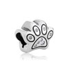 Bella & Beau Polished Silver Charm – Twinkle Toes (Paws & Bones Collection)