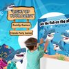 Pin The Fish on The Shark Party Game, Ocean Shark Themed Birthday Party Supplies Decorations for Kids
