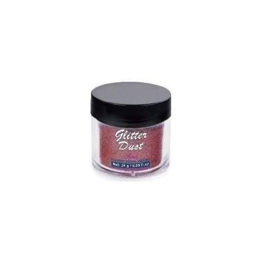 Red 0.015 Hex Fine Glitter Jars