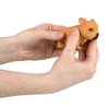 Squishy Stretchy Bulldog (2.5" to 6.5") Rubber Fidget Sensory Toy Filled with Sand. Great Stress Relief Dog Toy for Kids, Adults and Pets. (2 Bulldogs - Tan & Brown Color)