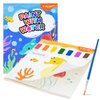 YPLUS Paint with Water Books for Toddlers, Watercolor Painting Paper for Kids Ages 1-3, 2-4, Art Craft Gift for Drawing with Brush - Sea