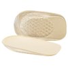 Premium Heel Cushions for Heel Pain Relief & Shoe Comfort - Gel Inserts for Women and Men, High Heel Pad & Grips, Adjust for Shoes Too Big (Small (0.6" Height), Beige)