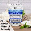 Tea Tree Oil Foot Soak with Epsom Salt: For Itchy Feet, Pedicure Foot Spa, Smelly Odor, Foot Therapy, Soften Calluses, Foot Health Care 16 oz