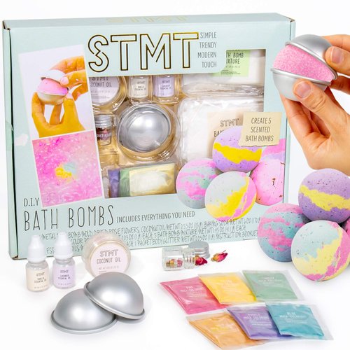 STMT D.I.Y. Bath Bomb Kit, STMT Kits for Girls, Bath Bomb Mold, Spa Kit for Kids, Bath Crumbles, ...