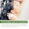 Plant Bubble Hair Dye Shampoo,Pure Plant Extract for Grey Hair Color Huang Yi Bubble Bubble Dye Shampoo.(Wine Red)