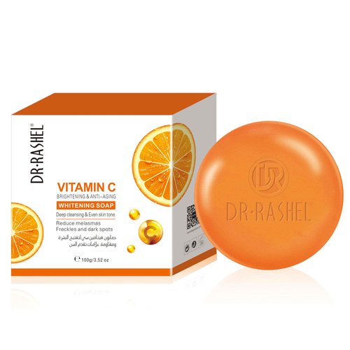 Generic Dr Rashel Vitamin C Face Soap, Deep Cleansing Soap Bar for Face and Body, Korean Skincare Hand Soap Bar, Dr Rashel Face Wash Bath Bar Gentle Cleansing Bar Soap for All Skin (Face Soap)