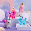 24 Pcs Mini Plush Unicorn Operation Christmas Stuffed Animals Unicorn Party Favors Bulk Toys DIY Unicorn Plush Keychain Small Stuffed Animal for Birthday Wedding Party Gift Classroom