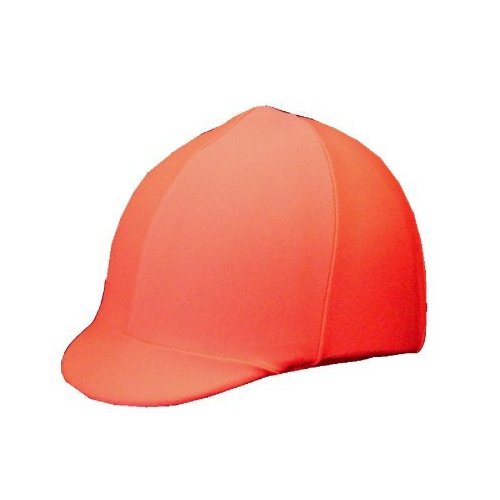 Equestrian Riding Helmet Cover - Hunter Orange