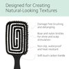 Ibiza Hair Professional Detangling Brush with Boar/Nylon Ball Tip Bristles (Contour Vent), Geometrical Design Contours to the Shape of the Head for Damage Free Detangling, Waterproof, Heat Resistant