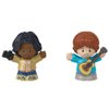 F-Price Toy Figure Pack ~ Story Starter Figure Set - HBW68 ~ Photographer and Ukulele Player Figures, Brown, Blue, Gray