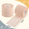 4 Rolls Elastic Tape Adhesive Elastic Tape Self Adhesive Bandage Wrap Flexible Stretch Bandages for Sports Ankle, Knee and Wrist Sprains Animal Pets, 2 Inch x 5 Yard