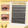 Natural Lash Clusters 10-22mm Lash Extension Wispy Lash Clusters Manga lashes C Curl Long Individual Lashes Clusters Super Soft DIY Eyelash Extension by FOINEMYED