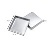 20 Pieces Empty 26 mm Square Metal Pans Cosmetic Eyeshadow Blush Lipstick Organizer for Magnetic Makeup Palette (Height 5 mm)