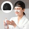5 Pcs Crochet Wig Cap Soft Wig Net Breathable Hair Net for Wig Sleep Cap Black Mesh Wig Cap Reusable Hair Nets for Women