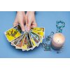 IXIGER Tarot Cards Deck with Guidebook,78 Classic Tarot Cards Deck Standard Size 4.75" x 2.76",Riginal Tarot Card Decks for Beginners and Expert,Future Telling Cards Game. (Purple Starry)