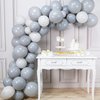 PartyWoo Gray Balloons, 60 pcs Grey Latex Balloons of 12 inch Dark Gray Balloons, 10 inch Pastel Gray Balloons, Light Gray Balloons for Gray Party Decorations, Gray Baby Shower, Gray Birthday