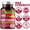 N1N Premium Tart Cherry Extract Capsules, 200 Veg Caps, 3000 mg [10X Concentrated Extract] Powerful Antioxidant, Joint Health and Mobility, Non-GMO, Gluten Free, 200 Veggie Caps