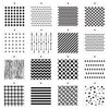 16 Pcs 5.5x5.5in Cookie Stencil Baking Stencils for Royal Icing Cookies, Airbrush Cookies; Sugar Cookie Stencils,Craft Painting Stencil, Stencil Genie Stencils (Essential)