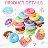 24 Pcs Rainbow Donut Stress Balls Stress Relief Donut Squeeze for Kids Slow Rising Party Supplies 2 x 0.8 Inches Fake Donut Squeeze Doughnut for Birthday Party Favors