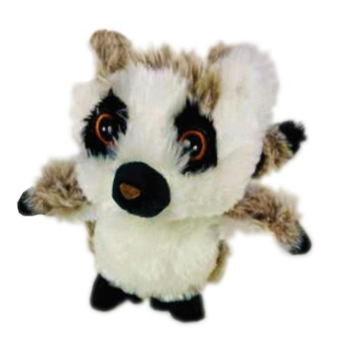 SteelDog Lemur Dog Toy Big Eyed Buddies Premium Plush w/Tennis Ball Inside