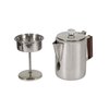 Stansport Camper's Percolator Coffee Pot 9 Cups (277) Silver