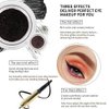 Adurello Cushion Brow Pomade Waterproof Long Lasting Eyebrow Tinted Cream Highly Pigmented Eyebrow Pomade for Natural Brows Shaping Makeup (chocolate)