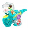 ZHFUYS Light-up Transparent Dinosaur Toy for Kids, Moving Dinosaur Toy with Colorful Gears, STEM Toys for Toddlers,Birthday Gifts Idea for Kids