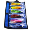 kmucutie Set of 6 pcs 6.5 inch trolling Lure Marlin Tuna Dolphin Shark Big Game deep sea Fishing Lures Included Mesh Bag (6.5 INCH)